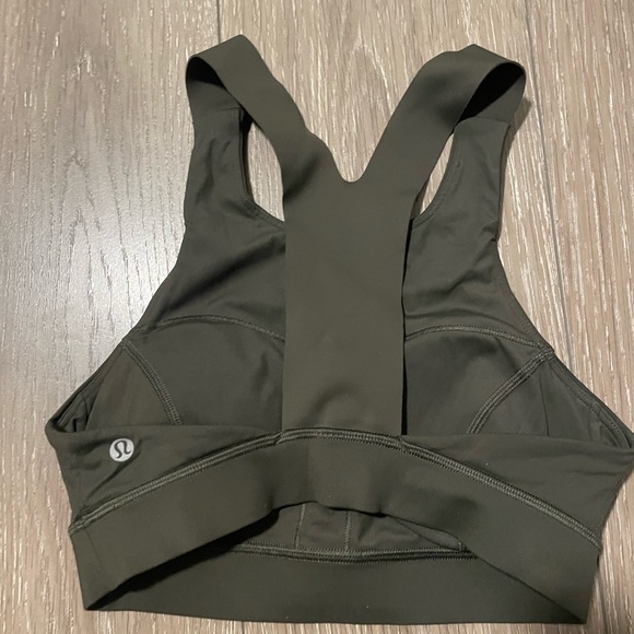 LULULEMON Olive Green Sports Bea - Sz 4 - Picture 1 of 2